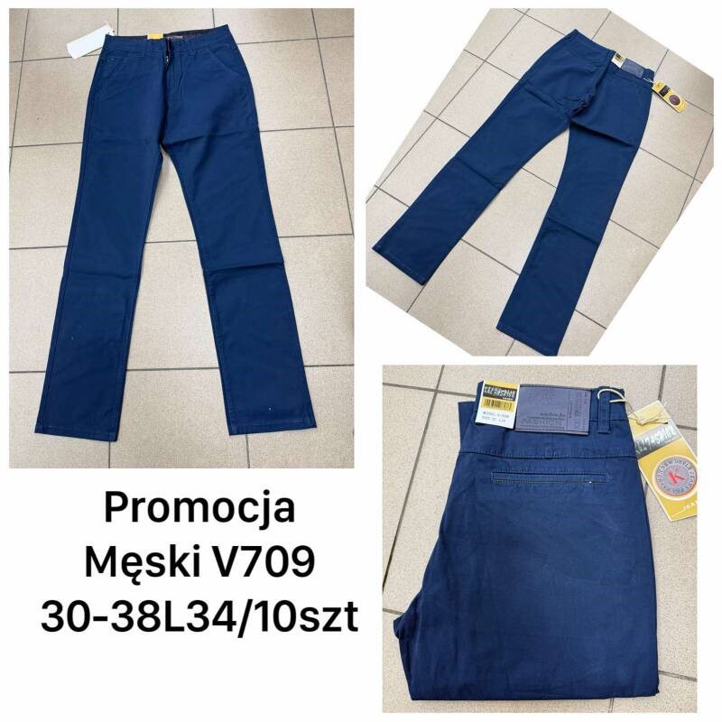 Spodnie jeansy meskie Roz 30-38, 1 Kolor .Paczka 10 szt